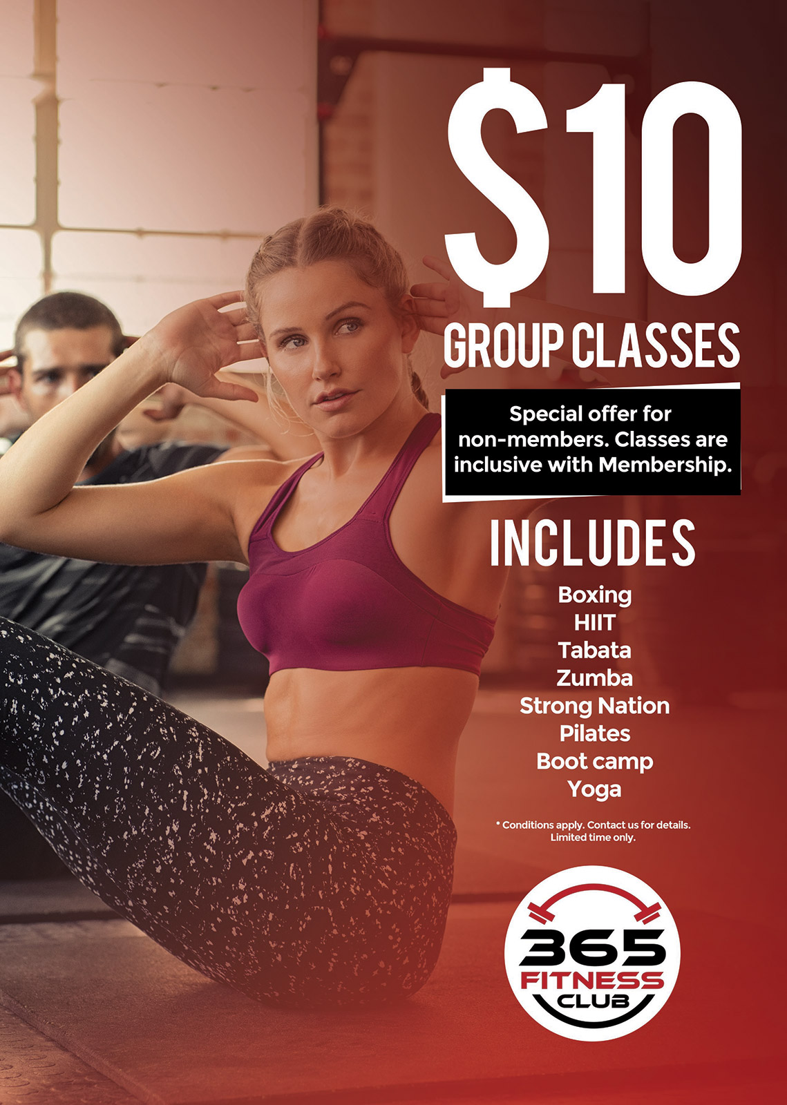 $10 Group classes